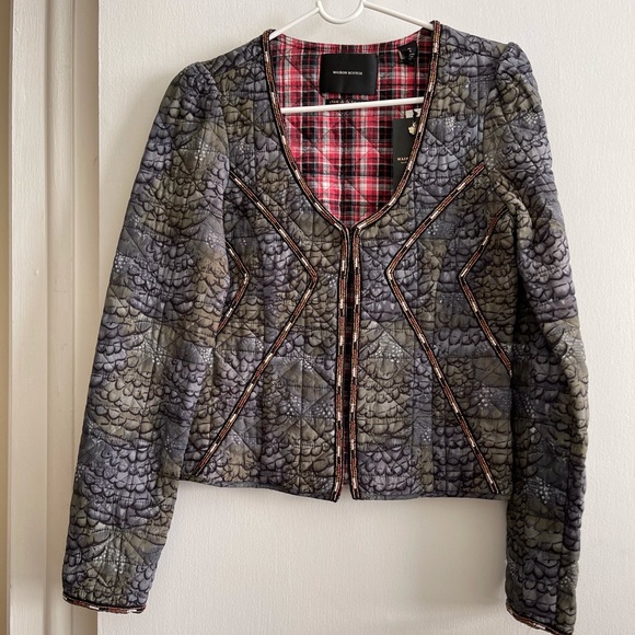 Scotch and Soda Quilted Blazer with Beaded details - Picture 2 of 13